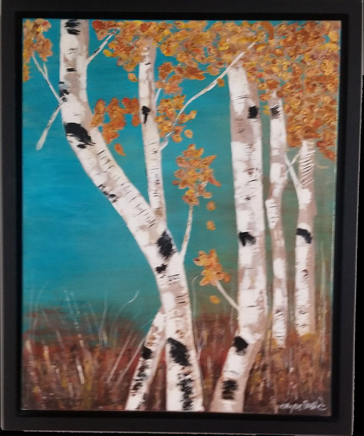Birches by Mary McDonald