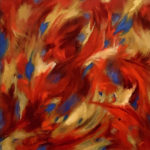 “Flight”   Acrylic on canvas – 20” x 20” – $350.00