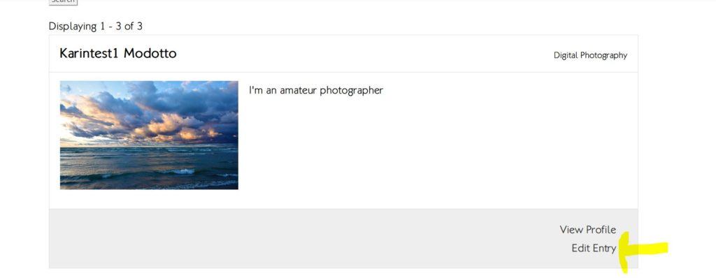 Edit Artist Directory